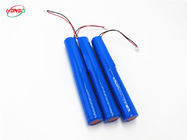18650 1s2p 3.7 V Lithium Battery Pack , 3000mAh Cylindrical Li Ion Battery For Emergency Lighting