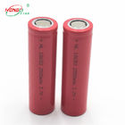 2500mAh vermelho 18650 3,7 ciclos da pilha 500 do íon do lítio de V/pilha de bateria banco do poder